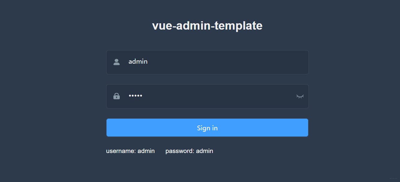 vue-admin-template