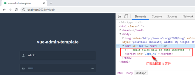 localhost:9528/#/login