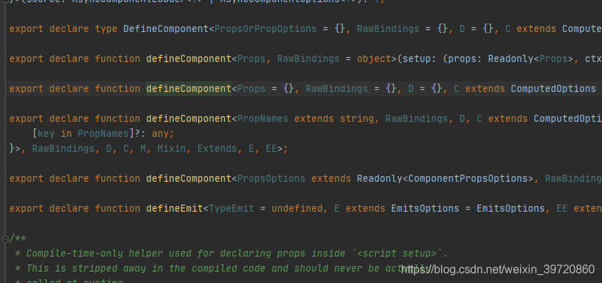 defineComponent部分源码